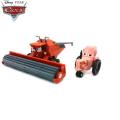 【The road to happiness Store】Disney Pixar Cars 2 Diecast Tractor Car Toy Combine Excavator Mcquee Frank Miss Child Toys Christmas Gift. 