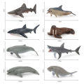Mini Sea Action Figure Dolphin Shark Whale Turtle Marine Creatures Model Ornaments Gifts For Boys Girls. 