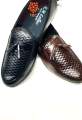 Loafers Slip On Tursel Plain Shoes For Man With Artificial Design cow  Leathers half  Loafers Shoe for men. 