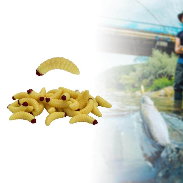 50%20Pieces%201inch%20Maggot%20Baits%20Bread%20Worm%20Fishing%20Lure%20Plastic%20Fresh%20Water%20Fishing%20Bait%20-%20Image%204