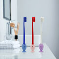 Tooth Brush Cover Caps Stand Cute Standing Portable Travel Toothbrush Head Cover Cute Fish Shape Silicone Suction Cup Toothbrush jingu. 