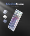 RK ROYAL KLUDGE M75 Gasket Mechanical Keyboard 2.4G Wireless/Bluetooth/USB 75% RGB Hot-Swappable Gaming Keyboard with Display.