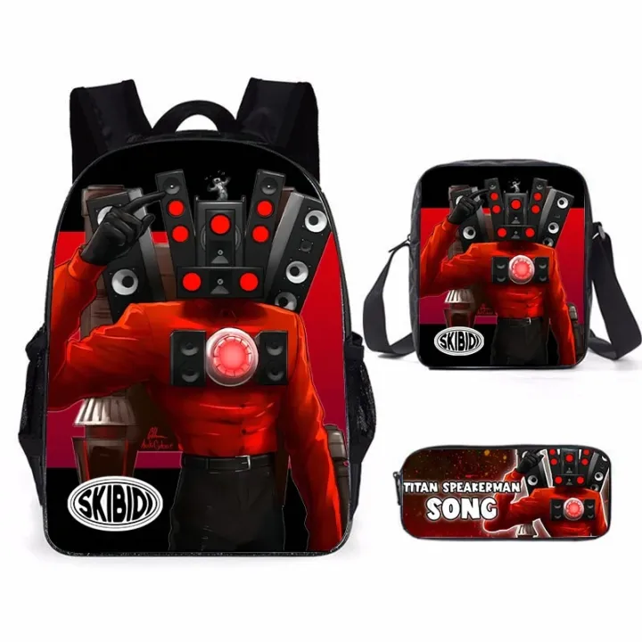 skibidi%20toilet%20Titan%20Speakerman%20children's%20backpack%20boy%20School%20Bag%20For%20Teenage%20kids%20Backpack%20Anime%20Travel%20Backpack%20Pencil%20bag%20-%20Image%202