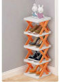 Vertical Shoe Rack - Big Size 5 Tier Shoe Rack Space Saving for Entryway Bedroom Living Room (30x28x17.5cm).
