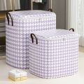 1pc Large Capacity Clothes Storage Bag,Four colors,Foldable Dustproof Bag,Handle Folding,Clothes,Blankets,Toys Storage.