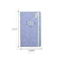 English 2024 Planner Diary Versatile Paper A5 A5 Strap Notebook Hardcover 2024 Year Notepad for Office Supplies School Supplies.