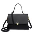 Genuine Leather Bag Women's 2023 New High-value Versatile Women's Leather Doctor Bag Commuter Bag Simple Temperament One-Shoulder Handbag.
