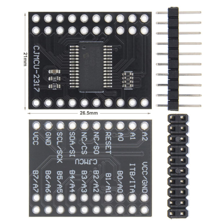 MCP23017 Serial Inter Module IIC I2C SPI MCP23S17 Bidirectional 16-Bit I/O Expander Pins 10Mhz Serial Inter Module