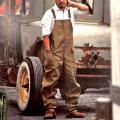 Bib Overalls Trendy Long Pants Square Neck Cargo Jumpsuit Comfy Cargo Jumpsuit Long Pants Loose Cargo Jumpsuit Trousers.