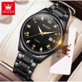 Men Watch Luxury Leather Luminous Hand Watch Golden - Watch For Men. 