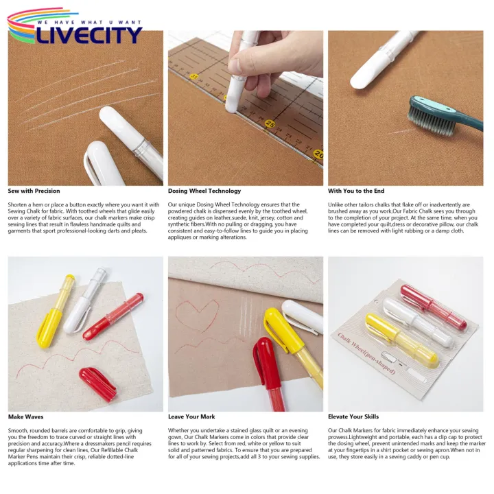 Precision%20Line%20Sewing%20Chalk%20Portable%20Sewing%20Marker%20Pen%20for%20Quilting%20Crafting%20Fine%20Line%20Erasable%20Tailor%20Liner%20Sewing%20Supplies%20Fabric%20Marking%20Sewing%20Chalk%20-%20Image%206