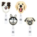 Cartoon Retractable Nurse Badge Reel Clip Badge Holder Students Doctor ID Card Holder Cute Felt. 