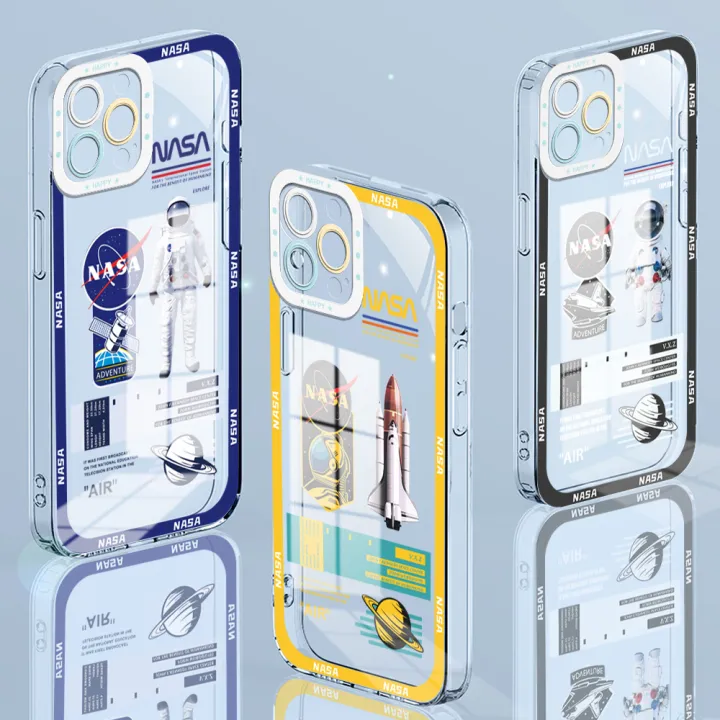 UCUC%20for%20Infinix%20Smart%208/Pop%208/Hot%2040i/Spark%2020%2020C/Spark%20Go%202024%20Back%20Cover%20Astronaut%20Label%20Transparent%20TPU%20Ultra%20Thin%20Soft%20Phone%20Cases%20-%20Image%208