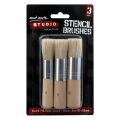Mont Marte Studio Stencil Brush 3pc.