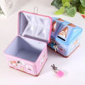 Metal House Shape Piggy Bank Coin Safe Storage Box with Lock.