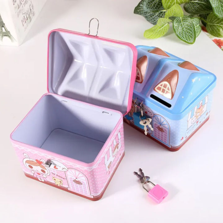 Metal%20House%20Shape%20Piggy%20Bank%20Coin%20Safe%20Storage%20Box%20with%20Lock%20-%20Image%203