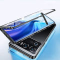 lthmy for Xiaomi Mi 11 Ultra Magnetic Case 360 Front Back double-sided 9H Tempered Glass Case Metal Bumper cover. 