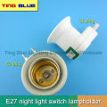 【4pcs】E27 bulb socket LED energy-saving lampholder converter night light with switch.
