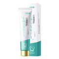 Dental artisan's bio lysozyme refreshing breath, deep removal dental stains, and of yellow spots. Probiotic toothpaste for oral care.