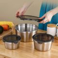 【hot】 400Ml/600Ml/1100Ml/2100Ml Useful Sealed Lunch Container Salad Bowl Sealed Lid Sealed Lunch Box Double Layer For Home. 