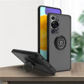 New Phone Case For Huawei P60 Cover Side Stripe Design Soft Matte Texture Multifunctional Bracket All Inclusive Protection For Huawei P60 Pro Case.