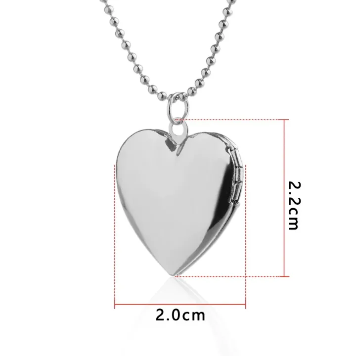 1%20pc%20Heart%20Shaped%20Friend%20Photo%20Frame%20Locket%20Gift%20Item%20Both%20Side%20Photo%20Locket%20Necklace%20Love%20Locket%20Romantic%20Fashion%20Jewellery%20-%20Image%204