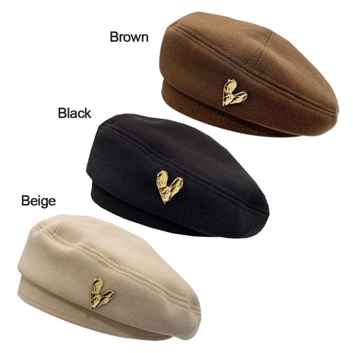 Fall%20Winter%20Elegant%20Solid%20British%20Painter%20Hats%20Brimless%20Baret%20For%20Women%20Woolen%20Beret%20Hat%20With%20Love%20Heart%20-%20Image%208