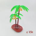 Aquarium Decoration Plant  Coconut Tree Aquarium Artificial Plastic Plant (5 inches). 