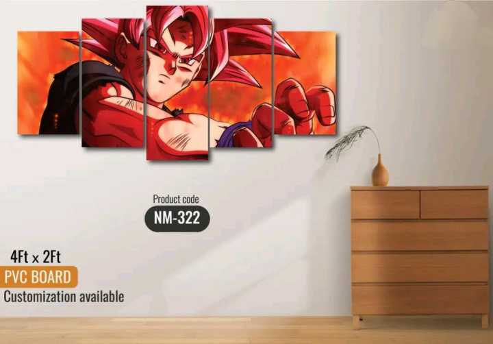 5Pcs In 1 Set Wall Canvas printing | Daraz.com.bd