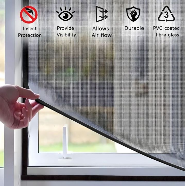 Best Quality Window Anti Mosquito and Anti-Insect Fly Bug Net 5/5 Feet mosquito net classic mosquito net joey and holly garden talk radio show joey and holly garden show best mosquito net mosquito net folding mission mosquito
