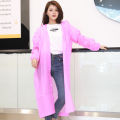 EsoGoal Transparent Raincoat P-oncho Rainwear EVA Rain Cape Waterproof Portable E-nvironmental Light Rain Coat with Hat Long Use Thick Unisex for Outdoor and Travel. 