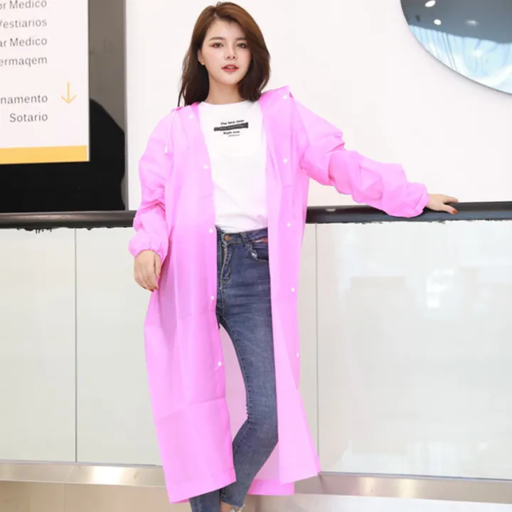 EsoGoal%20Transparent%20Raincoat%20P-oncho%20Rainwear%20EVA%20Rain%20Cape%20Waterproof%20Portable%20E-nvironmental%20Light%20Rain%20Coat%20with%20Hat%20Long%20Use%20Thick%20Unisex%20for%20Outdoor%20and%20Travel%20-%20Image%207