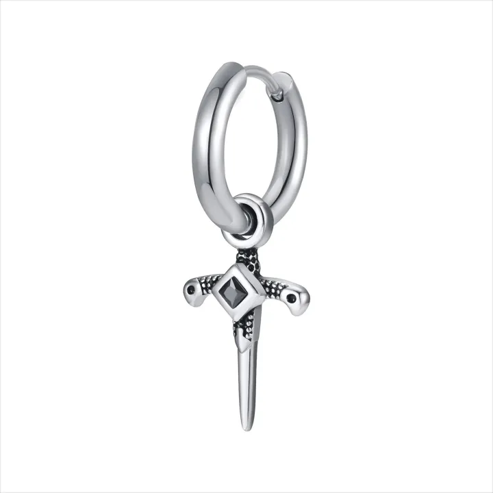 Men's%20Snake%20Earring%20Hoop%20Huggies,%20Never%20Fade%20Silver%20Color%20Stainless%20Steel%20Round%20Hoop%20Earring%20for%20Male%20Boys,%20brincos%20masculinos%20-%20Image%207