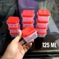 Plastic Mini box 125 Ml - (12 Pcs Set).