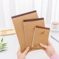 Mori Wood Office Kraft Paper Notepad Creative Stationery Blank Page Easy To Tear Scratch Paper Graffiti Draft Book.