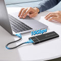 M.2 NVME SSD Enclosure External M2 NVMe Case M2 USB 3.1 Type C 10Gbps Adapter M Key HD Storage Box for Mac Windows Laptop PC. 