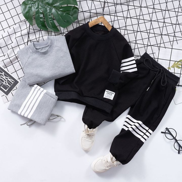 Spring%20Striped%20Baby%20Boys%20Workout%20Sweatshirt%20+%20Drawstring%20Sweatpant%20Sets%20Kids%20Tracksuit%20Child%20Jumper%20Pant%20Jogger%20Set%202-11%20Years%20-%20Image%203
