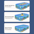 Inflatable Swimming Pool Large Family Pools 120cm Rectangle Framed Children Swimming Pool Summer Outdoor Kids Baby Bathtub Toys.