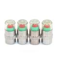 Car Auto Tire Pressure Monitor Valve Stem Cap – 4pcs - 1set - Smart Pressure Indicator Sensor. 