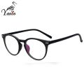 New Fashion Women Glasses Frame Men Black Eyeglasses Frame Vintage Round Clear Lens Glasses Optical Spectacle Frame.