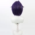 Hiiragi Utena Cosplay Wig Anime Mahou Shoujo ni Akogarete Magia Baiser Purple Short Hair Gushing Over Magical Girls.