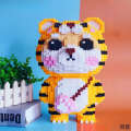 Compatible with LEGO oversized tiger building blocks small particle 3D puzzles difficult to assemble children's toys for girls. 