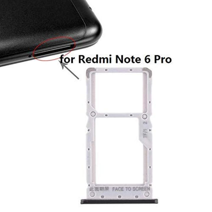 Sim Tray For Xiaomi Redmi Note 6 pro Sim Card Slot Sim Tray Holder