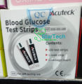 acutek blood glucose test Strip 100 PCS (1box). 