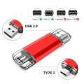 NEW Type-C 2 in 1 OTG 128GB 64GB Pendrive High Speed USB Flash Drive OTG Pen Drive 64GB 128GB 2 in 1 Type C OTG USB Flash Drive. 