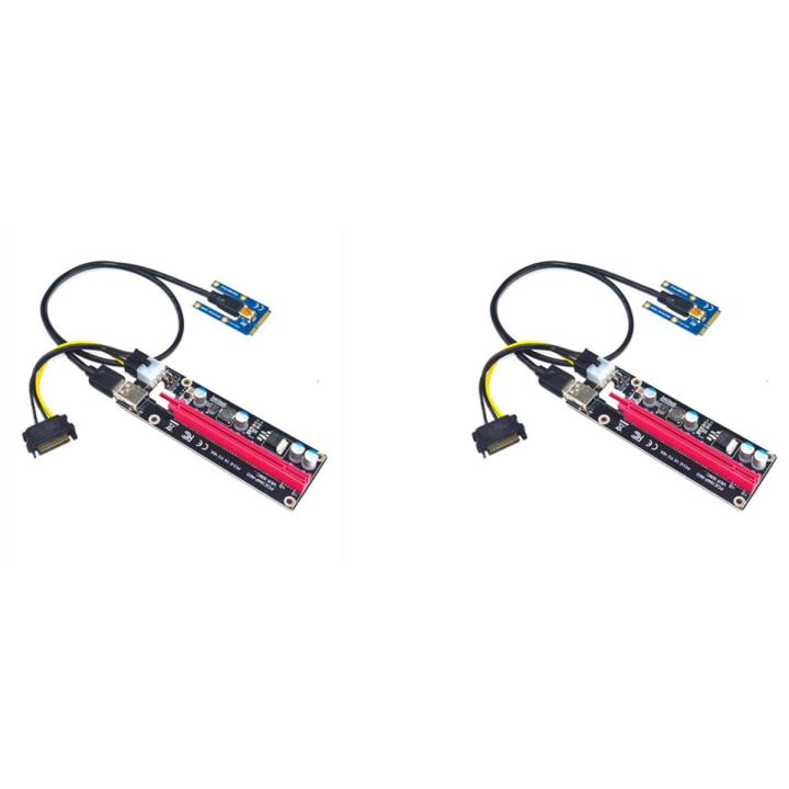 2X Mini PCIe to PCI Express 16X Riser for Laptop External Graphics Card EXP GDC BTC Miner MPCIe to PCI-E Slot