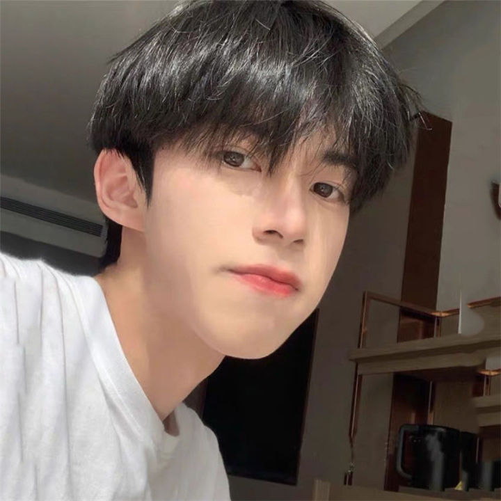 Wig%20Men's%20Short%20Hair%20Korean%20Style%20Handsome%20Men's%20Short%20Straight%20Hair%20Straight%20Bangs%20Student%20Fluffy%20Daily%20Full-Head%20Wig%20Factory%20Wholesale%20-%20Image%203