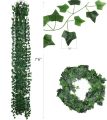 Eastern Bazar Artsy Artificial money plant leaves home decoration wall hanging pack of 12 PCS Long 6.5 feet per pcs Total length 78 feet.