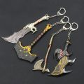 God of War Ragnarok Keychain Kratos Leviathan Axe Blades of Chaos Key Chain Pendant Keyring Gift.