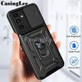 For Galaxy A34 Armor Ring Case Cover Magnetic Car Holder Shockproof Camera Protection for Samsung A34 Back Cover.